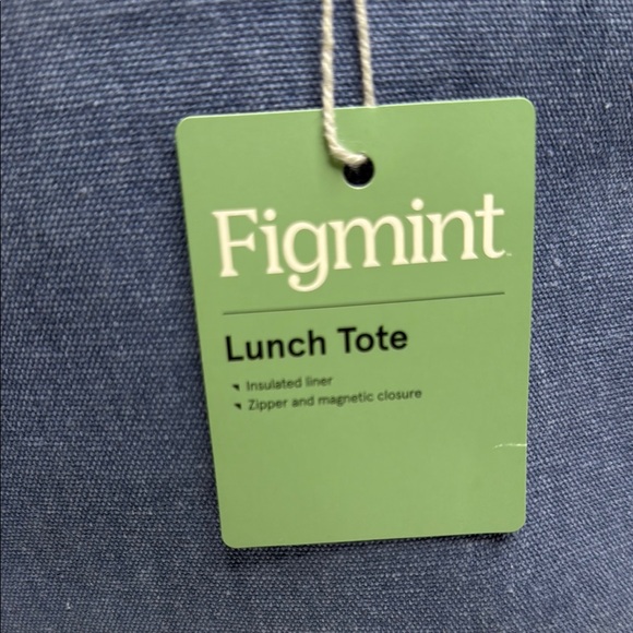Figmint Blue Lunch Tote - Picture 2 of 7